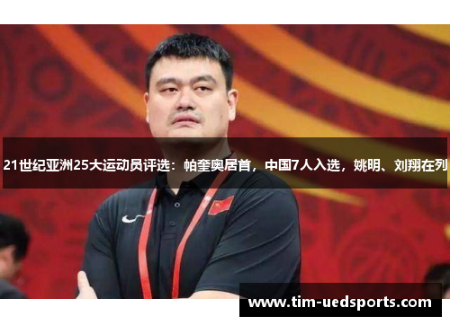 21世纪亚洲25大运动员评选：帕奎奥居首，中国7人入选，姚明、刘翔在列