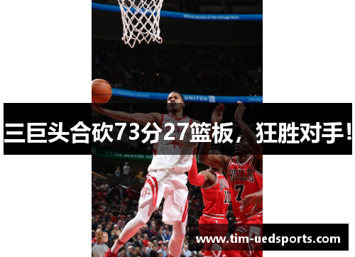 三巨头合砍73分27篮板，狂胜对手！